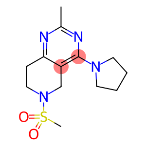 2-METHYL-6-(METHYLSULFONYL)-4-PYRROLIDIN-1-YL-5,6,7,8-TETRAHYDROPYRIDO[4,3-D]PYRIMIDINE