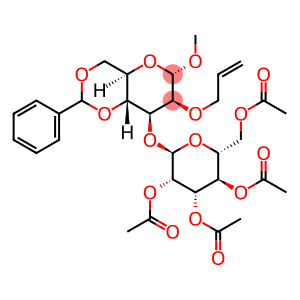 METHYL 2-O-ALLYL-4,6-O-BENZYLIDENE-3-O-(2',3',4',6'-TETRA-O-ACETYL-A-D-MANNOPYRANOSYL)-A-D-MANNOPYRANOSIDE