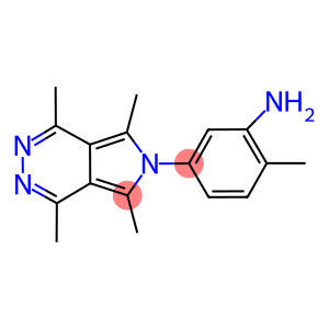 2-METHYL-5-(1,4,5,7-TETRAMETHYL-PYRROLO-[3,4-D]PYRIDAZIN-6-YL)-PHENYLAMINE