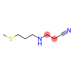 3-{[3-(methylsulfanyl)propyl]amino}propanenitrile