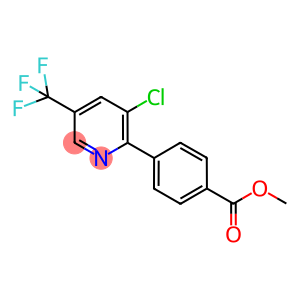 Methyl 4-[3-chloro-5-(trifluoromethyl)-2-pyridinyl]benzenecarboxylate 95%