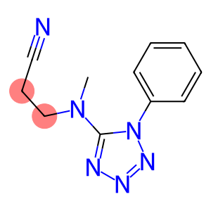 3-[methyl(1-phenyl-1H-1,2,3,4-tetrazol-5-yl)amino]propanenitrile