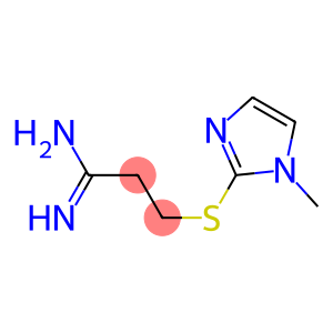 3-[(1-methyl-1H-imidazol-2-yl)sulfanyl]propanimidamide