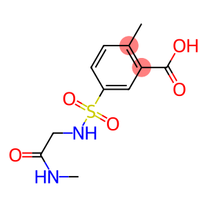 2-methyl-5-({[2-(methylamino)-2-oxoethyl]amino}sulfonyl)benzoic acid