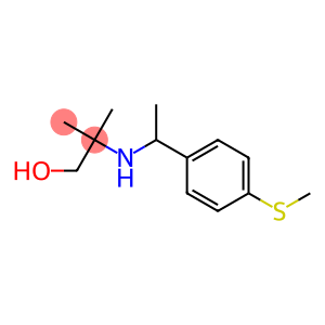 2-methyl-2-({1-[4-(methylsulfanyl)phenyl]ethyl}amino)propan-1-ol
