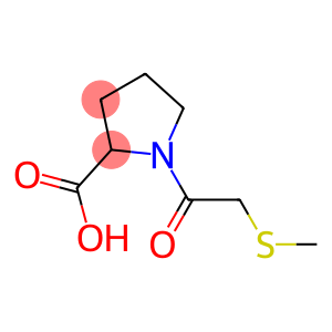 1-[2-(methylsulfanyl)acetyl]pyrrolidine-2-carboxylic acid