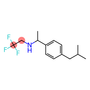 {1-[4-(2-methylpropyl)phenyl]ethyl}(2,2,2-trifluoroethyl)amine