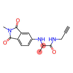 2-[(2-methyl-1,3-dioxo-2,3-dihydro-1H-isoindol-5-yl)amino]-N-(prop-2-yn-1-yl)propanamide