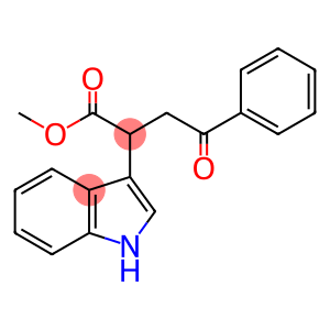 METHYL 2-INDOL-3-YL-4-OXO-4-PHENYLBUTANOATE