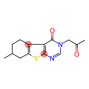 7-METHYL-3-(2-OXO-PROPYL)-5,6,7,8-TETRAHYDRO-3H-BENZO[4,5]THIENO[2,3-D]PYRIMIDIN-4-ONE