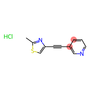 3-[(2-Methyl-1,3-thiazol-4-yl)ethynyl]pyridine hydrochloride