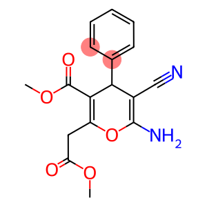 METHYL 6-AMINO-5-CYANO-2-(2-METHOXY-2-OXOETHYL)-4-PHENYL-4H-PYRAN-3-CARBOXYLATE