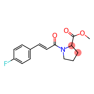 methyl 1-[(E)-3-(4-fluorophenyl)-2-propenoyl]-2-pyrrolidinecarboxylate