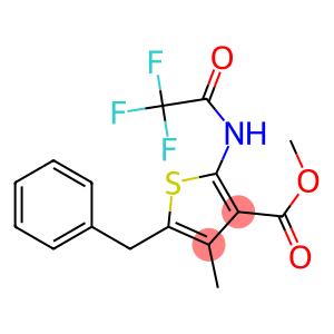 methyl 5-benzyl-4-methyl-2-[(2,2,2-trifluoroacetyl)amino]-3-thiophenecarboxylate