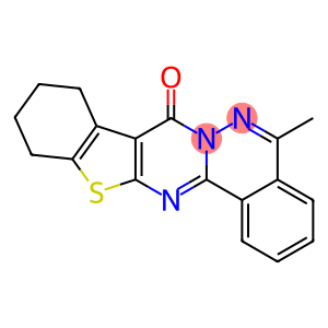 5-methyl-9,10,11,12-tetrahydro-8H-[1]benzothieno[2',3':4,5]pyrimido[2,1-a]phthalazin-8-one