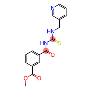 methyl 3-[({[(3-pyridinylmethyl)amino]carbothioyl}amino)carbonyl]benzoate