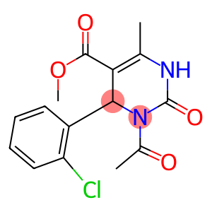 methyl 3-acetyl-4-(2-chlorophenyl)-6-methyl-2-oxo-1,2,3,4-tetrahydropyrimidine-5-carboxylate