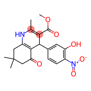 methyl 4-{3-hydroxy-4-nitrophenyl}-2,7,7-trimethyl-5-oxo-1,4,5,6,7,8-hexahydro-3-quinolinecarboxylate