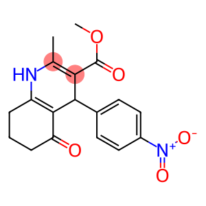 methyl 4-{4-nitrophenyl}-2-methyl-5-oxo-1,4,5,6,7,8-hexahydro-3-quinolinecarboxylate