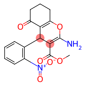 methyl 2-amino-4-{2-nitrophenyl}-5-oxo-5,6,7,8-tetrahydro-4H-chromene-3-carboxylate