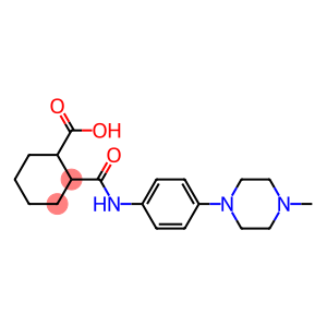 2-{[4-(4-methyl-1-piperazinyl)anilino]carbonyl}cyclohexanecarboxylic acid