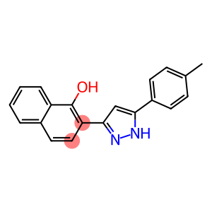 2-[5-(4-methylphenyl)-1H-pyrazol-3-yl]-1-naphthol