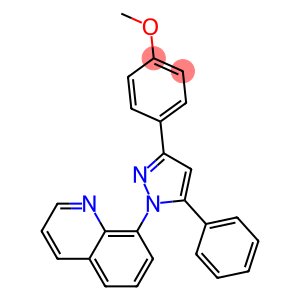 methyl 4-[5-phenyl-1-(8-quinolinyl)-1H-pyrazol-3-yl]phenyl ether