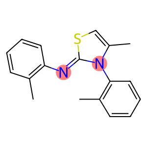 2-methyl-N-(4-methyl-3-(2-methylphenyl)-1,3-thiazol-2(3H)-ylidene)aniline