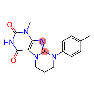 1-methyl-9-(4-methylphenyl)-6,7,8,9-tetrahydropyrimido[2,1-f]purine-2,4(1H,3H)-dione