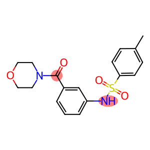 4-methyl-N-[3-(morpholin-4-ylcarbonyl)phenyl]benzenesulfonamide