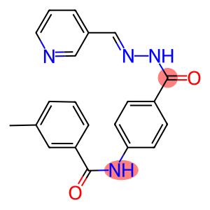 3-methyl-N-(4-{[2-(3-pyridinylmethylene)hydrazino]carbonyl}phenyl)benzamide