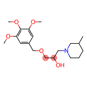 1-(3-methyl-1-piperidinyl)-3-[(3,4,5-trimethoxybenzyl)oxy]-2-propanol