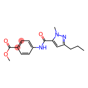 methyl 4-{[(1-methyl-3-propyl-1H-pyrazol-5-yl)carbonyl]amino}benzoate