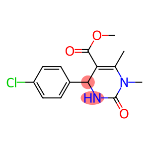 methyl 4-(4-chlorophenyl)-1,6-dimethyl-2-oxo-1,2,3,4-tetrahydropyrimidine-5-carboxylate