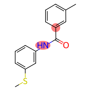 3-methyl-N-[3-(methylsulfanyl)phenyl]benzamide