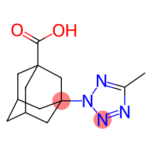 3-(5-methyl-2H-tetraazol-2-yl)-1-adamantanecarboxylic acid