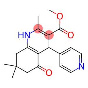 methyl 2,7,7-trimethyl-5-oxo-4-(4-pyridinyl)-1,4,5,6,7,8-hexahydro-3-quinolinecarboxylate