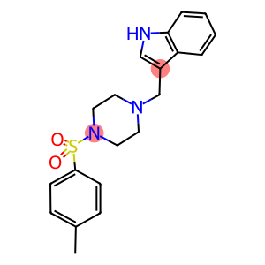 3-({4-[(4-methylphenyl)sulfonyl]-1-piperazinyl}methyl)-1H-indole