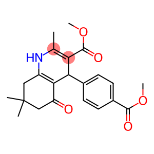 methyl 2,7,7-trimethyl-4-{4-[(methyloxy)carbonyl]phenyl}-5-oxo-1,4,5,6,7,8-hexahydroquinoline-3-carboxylate