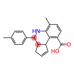 6-methyl-4-(4-methylphenyl)-3a,4,5,9b-tetrahydro-3H-cyclopenta[c]quinoline-9-carboxylic acid