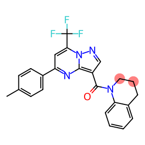 1-{[5-(4-methylphenyl)-7-(trifluoromethyl)pyrazolo[1,5-a]pyrimidin-3-yl]carbonyl}-1,2,3,4-tetrahydroquinoline