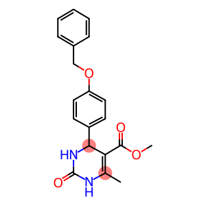 methyl 6-methyl-2-oxo-4-{4-[(phenylmethyl)oxy]phenyl}-1,2,3,4-tetrahydropyrimidine-5-carboxylate