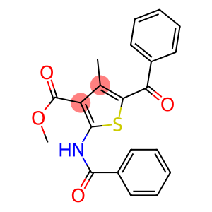 methyl 5-benzoyl-2-(benzoylamino)-4-methyl-3-thiophenecarboxylate