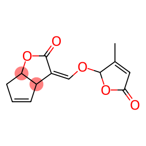 3-{[(3-methyl-5-oxo-2,5-dihydro-2-furanyl)oxy]methylene}-3,3a,6,6a-tetrahydro-2H-cyclopenta[b]furan-2-one