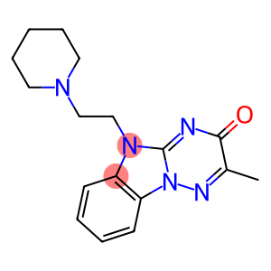 2-methyl-5-[2-(1-piperidinyl)ethyl][1,2,4]triazino[2,3-a]benzimidazol-3(5H)-one