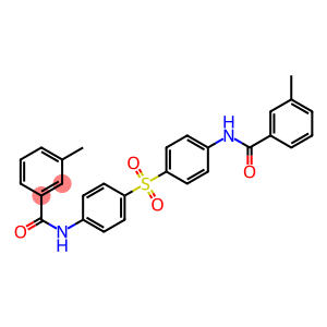 3-methyl-N-[4-({4-[(3-methylbenzoyl)amino]phenyl}sulfonyl)phenyl]benzamide