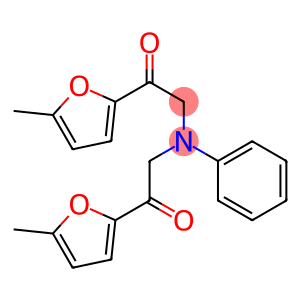 1-(5-METHYL-FURAN-2-YL)-2-([2-(5-METHYL-FURAN-2-YL)-2-OXO-ETHYL]-PHENYL-AMINO)-ETHANONE