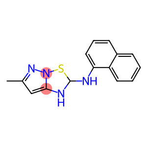 6-methyl-N-(1-naphthyl)-1,2-dihydropyrazolo[1,5-b][1,2,4]thiadiazol-2-amine