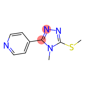 4-[4-methyl-5-(methylsulfanyl)-4H-1,2,4-triazol-3-yl]pyridine