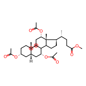 methyl 4-[3,7,12-tris(acetyloxy)-10,13-dimethylhexadecahydro-1H-cyclopenta[a]phenanthren-17-yl]pentanoate